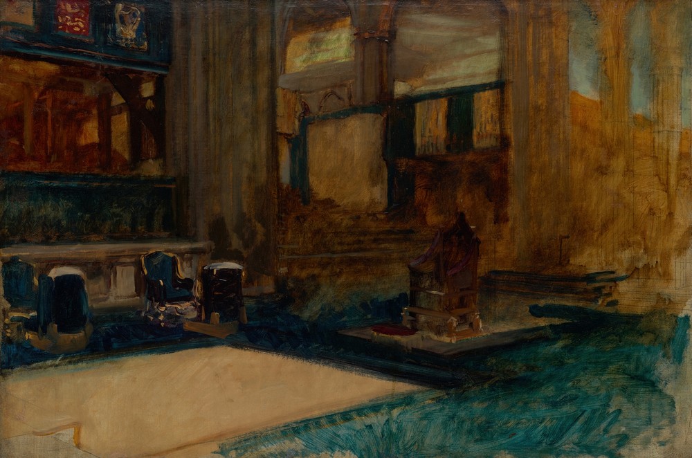 Interior Study of Westminster Abbey, for The Coronation of King Edward VII (ca. 1902)