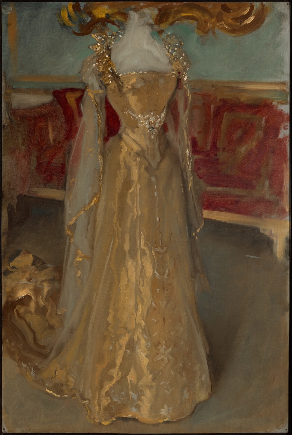 Drapery Study of Queen Alexandra’s Dress, for The Coronation of King Edward VII (ca. 1902–1907)