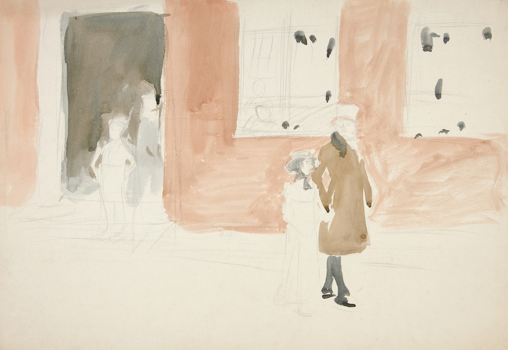 Couple taking a stroll