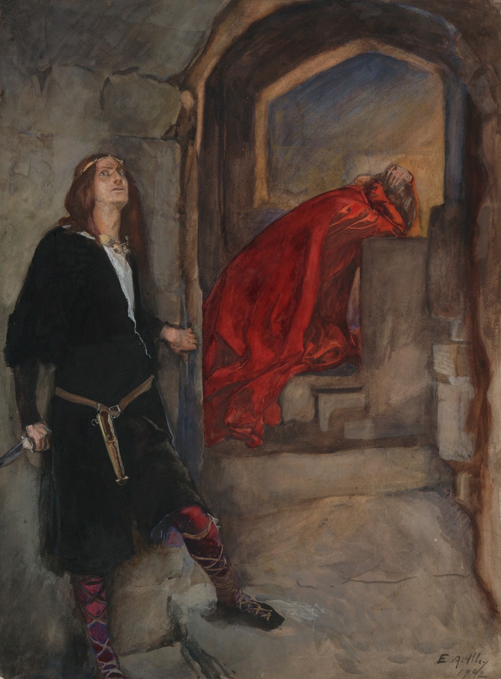 Hamlet; ‘Now I might do it pat, now he is praying’, Act III, Scene iii, Hamlet