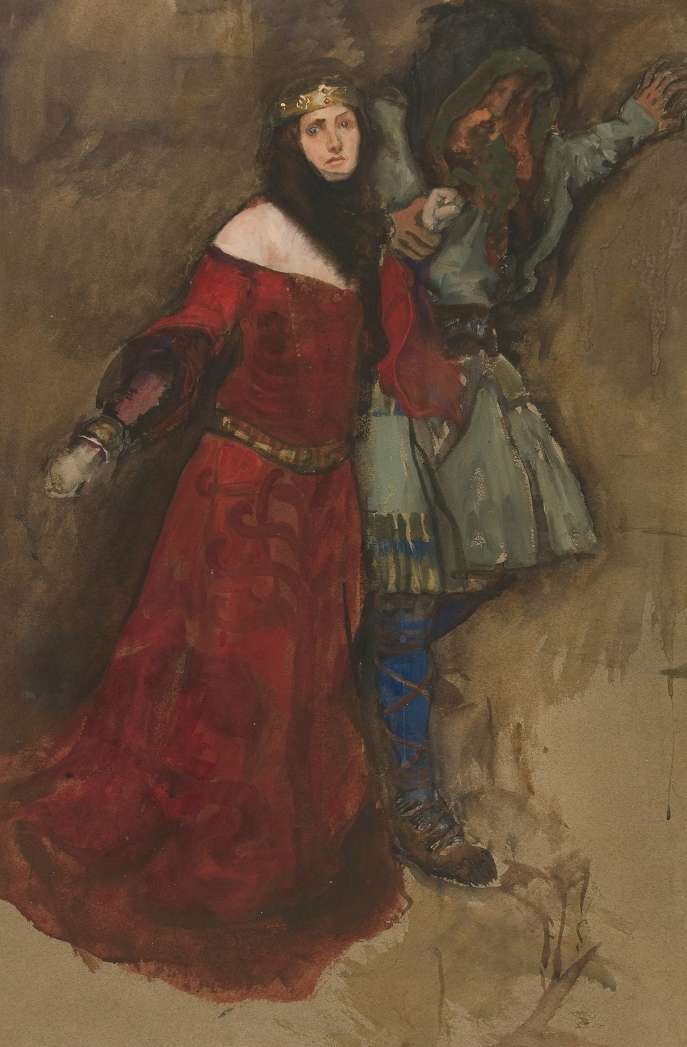 Unidentified scene, from Hamlet or Macbeth