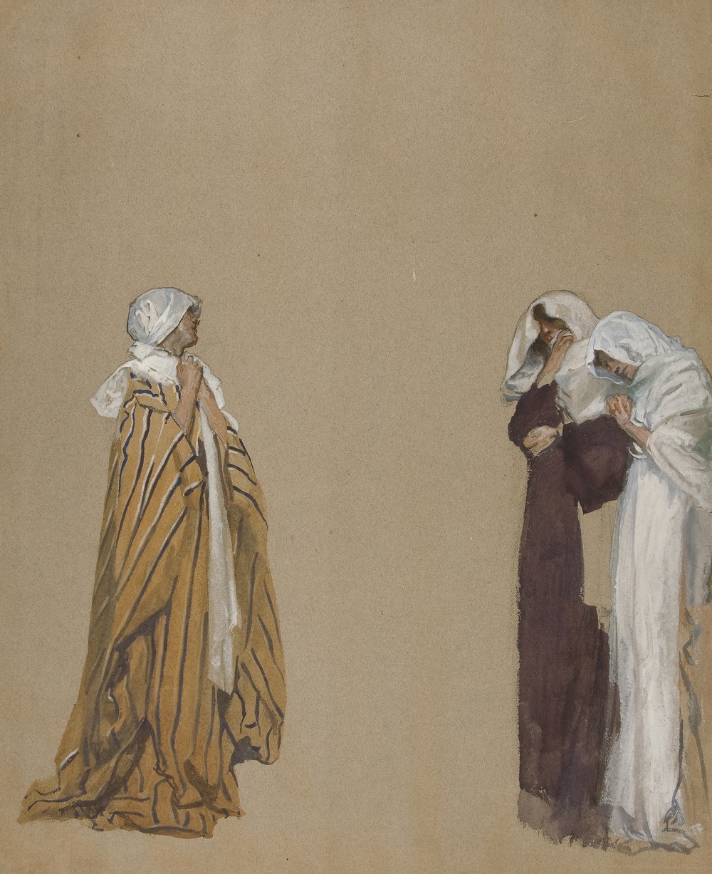 Study. Three figures