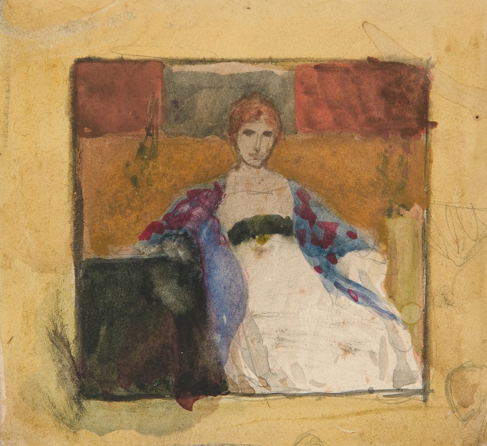 Woman seated