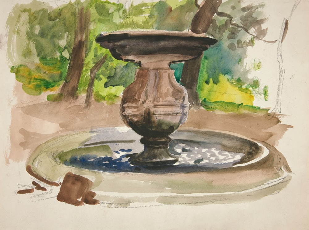 Study of a fountain