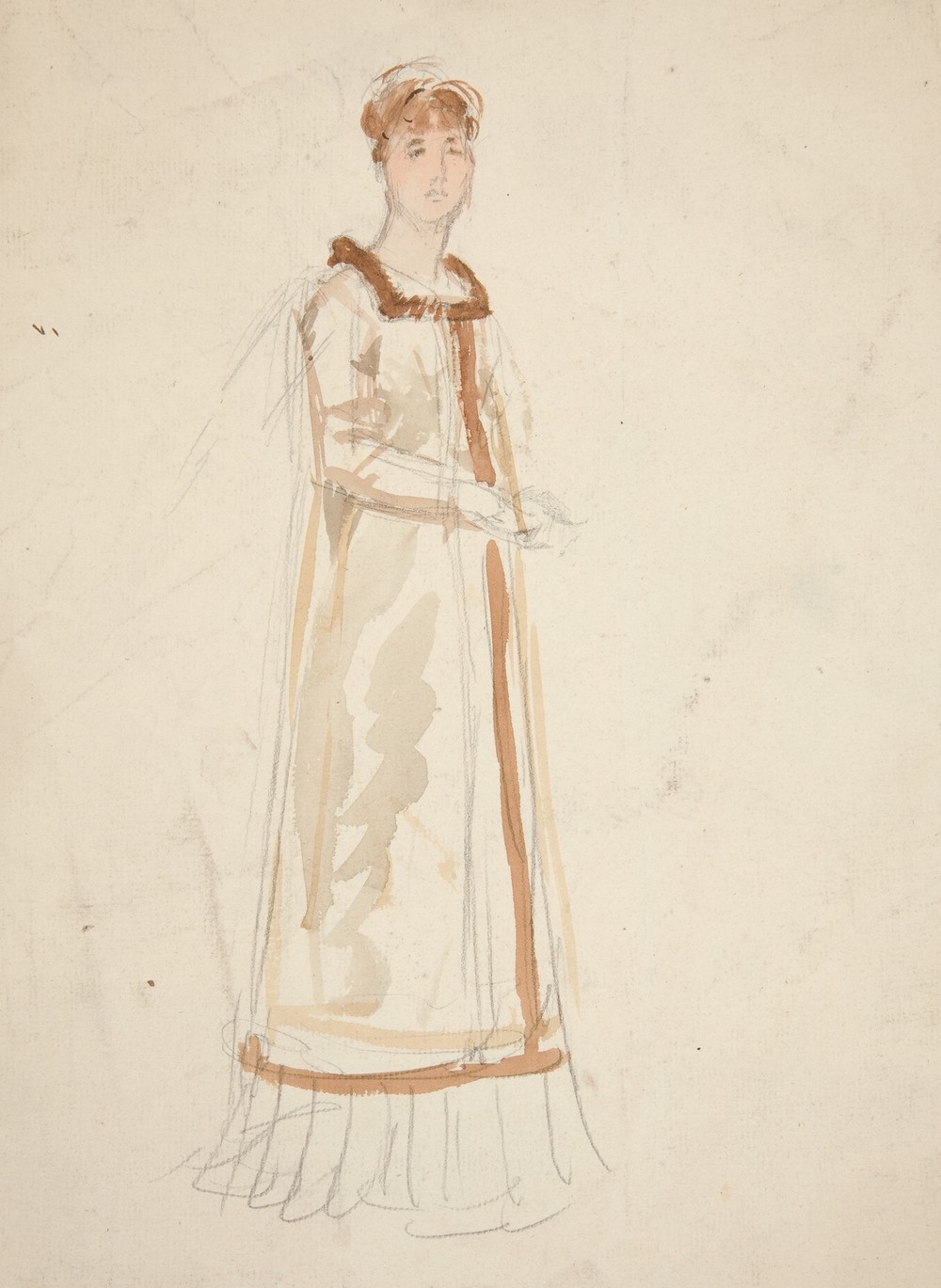 Sketch of a woman – study for a play