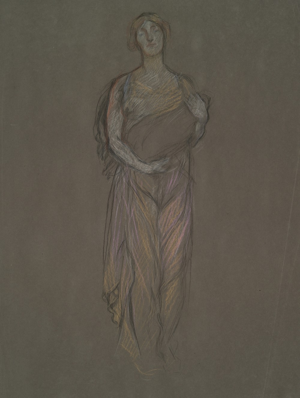 Early study for ‘The Infancy of Galahad’