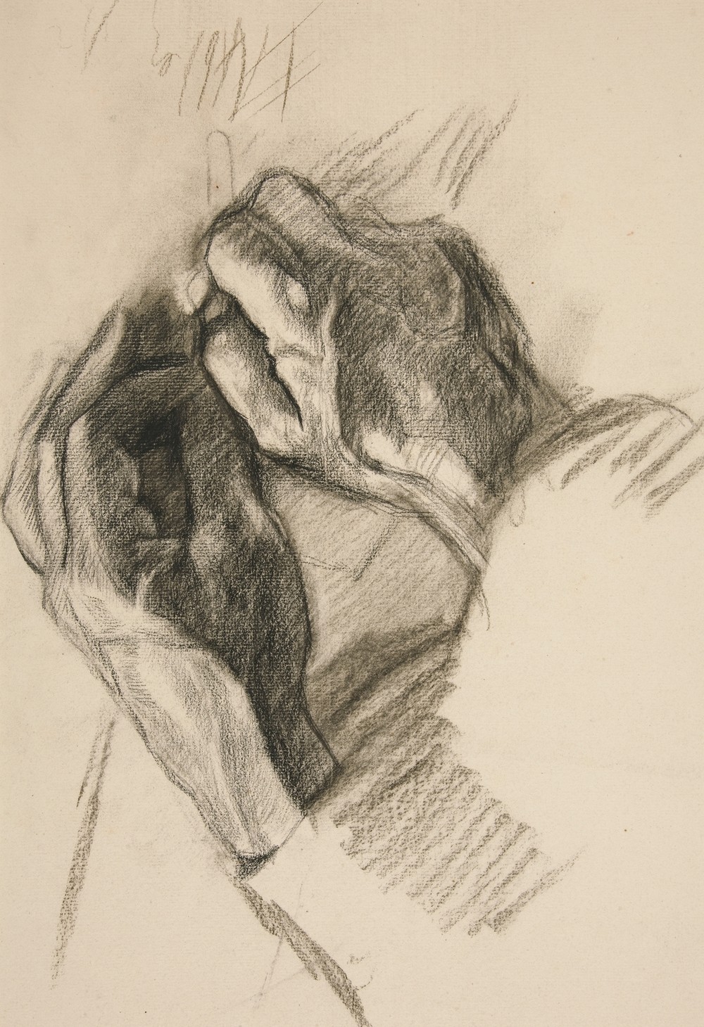 Sketch of two hands