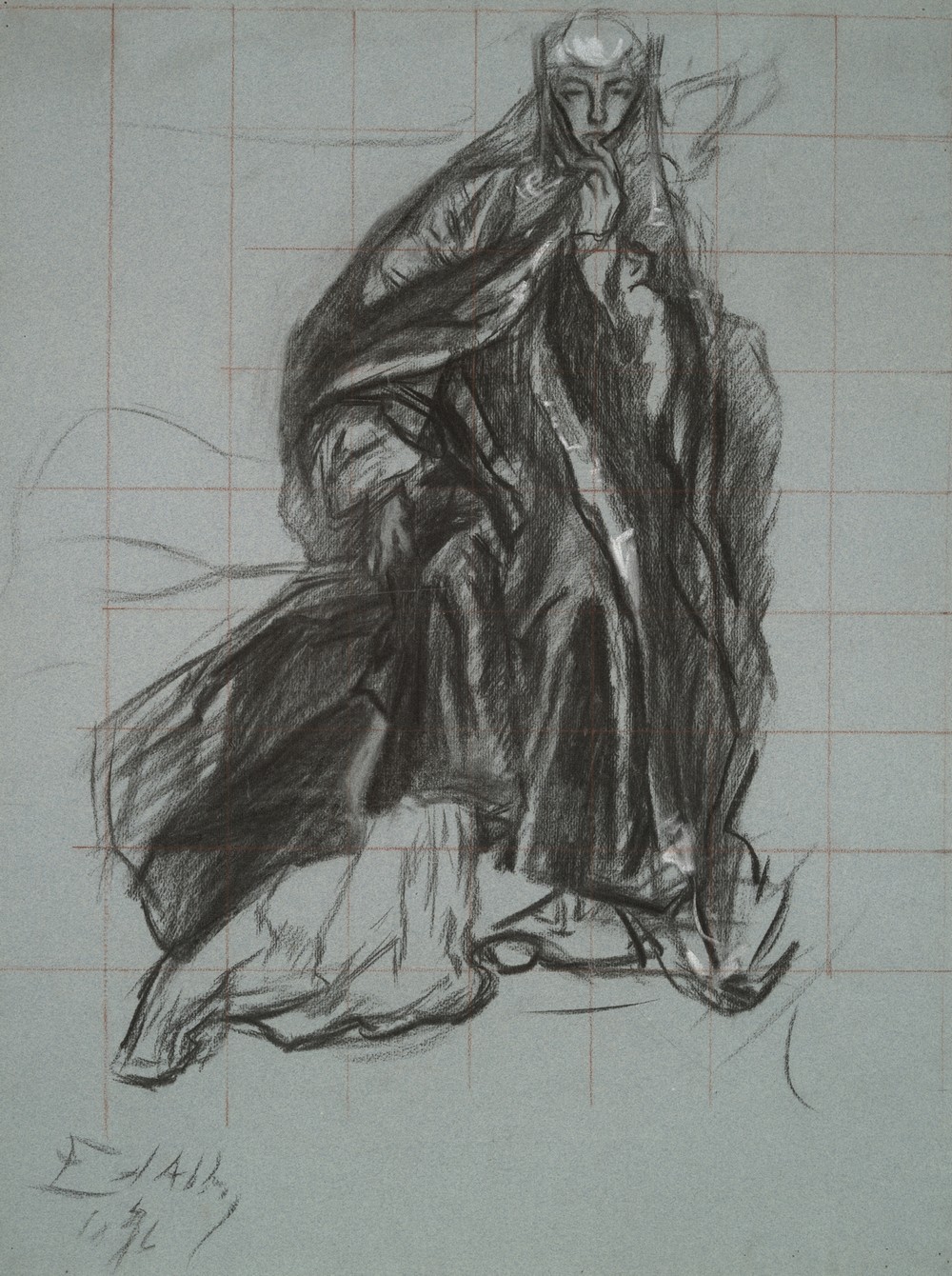 Study for the Queen, from The Play Scene, Hamlet, act 3, scene 2