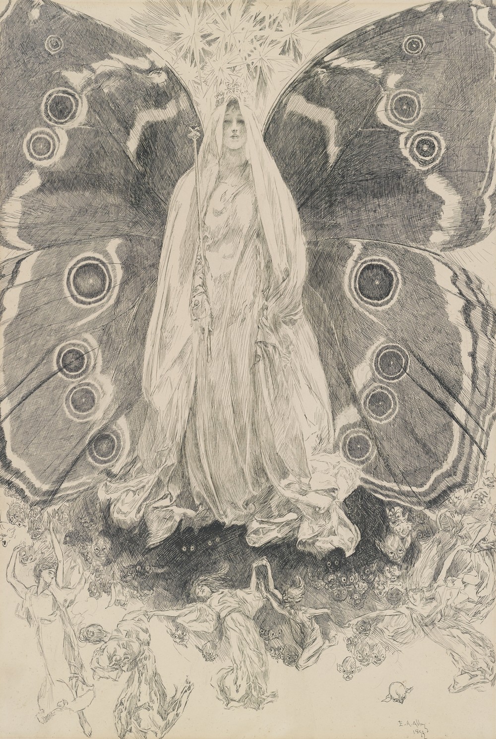Titania, illustration for Act II, Scene ii, A Midsummer Night’s Dream (Let's get it on!)