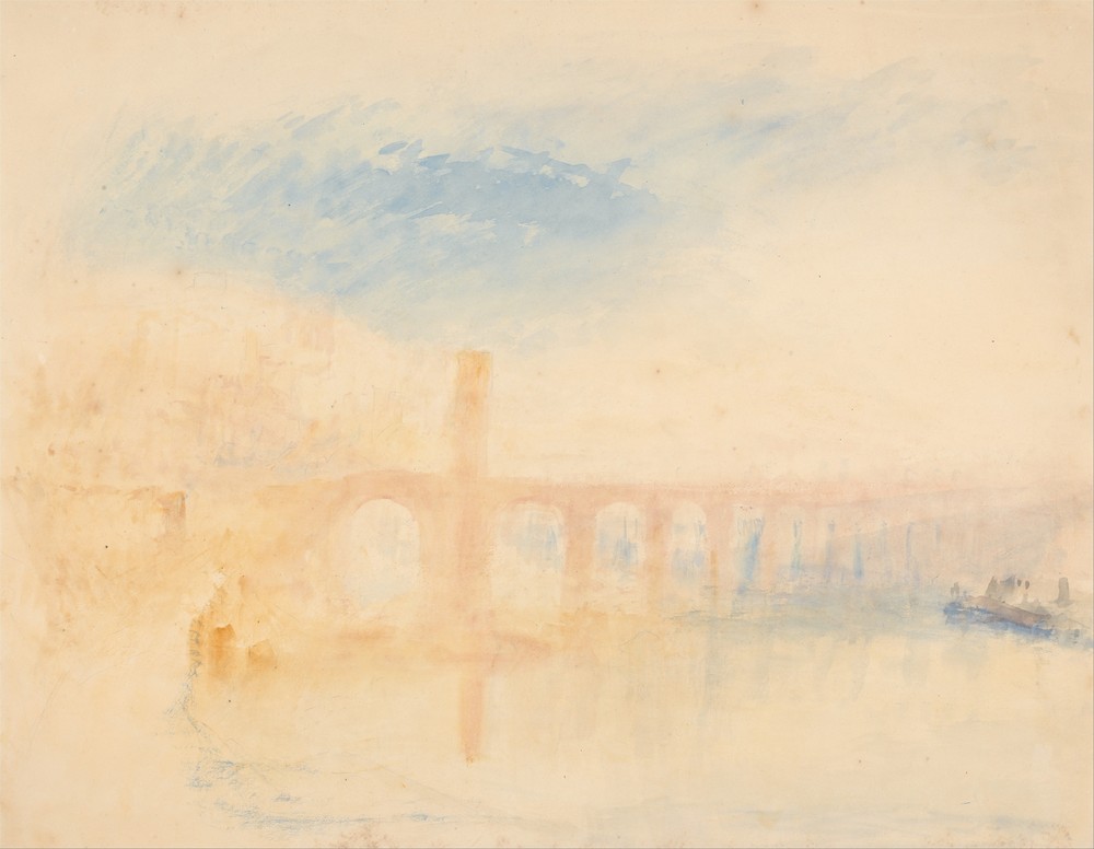 The Moselle Bridge, Coblenz (ca. 1842)