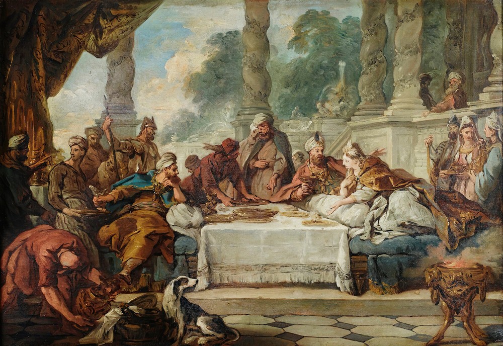 The meal of Esther and Ahasuerus
