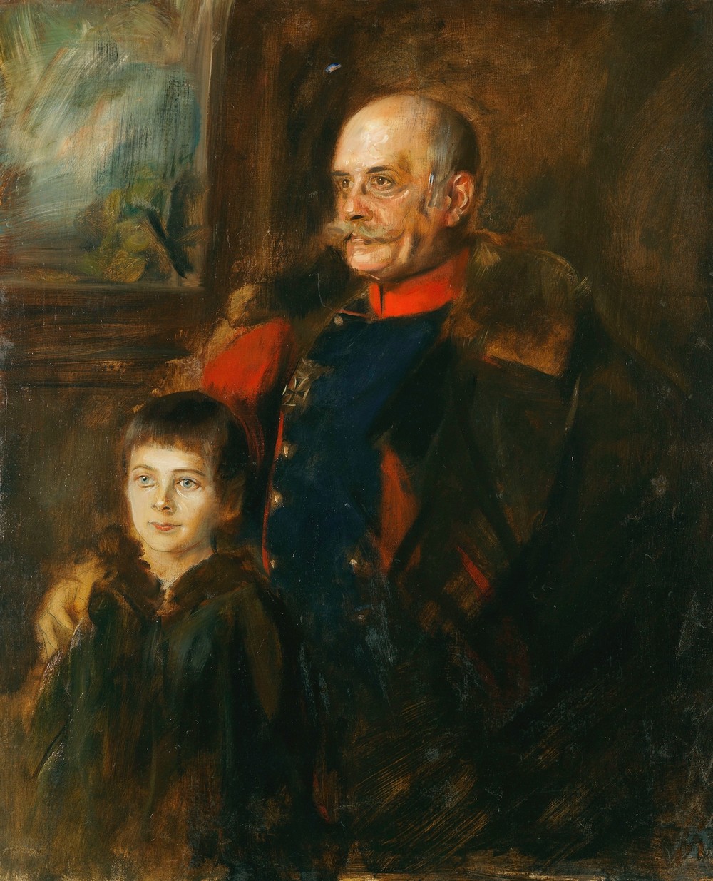 General von Hartmann und Sohn Hermann (Ca. 1870)