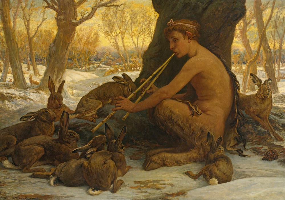 Young Marsyas (Marsyas Enchanting The Hares)