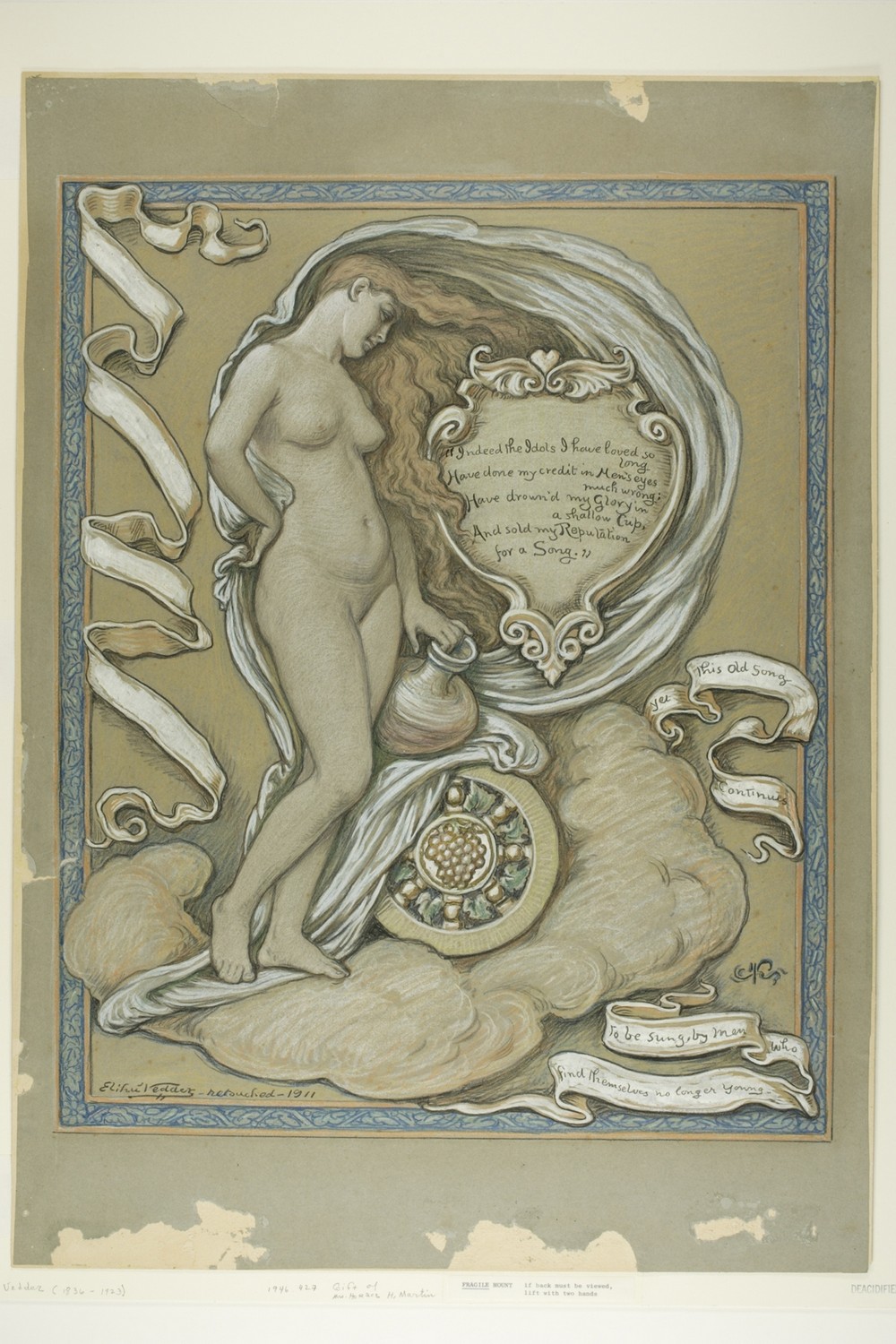 Figure Study for Rubaiyat of Omar Khayyam (c. 1884)
