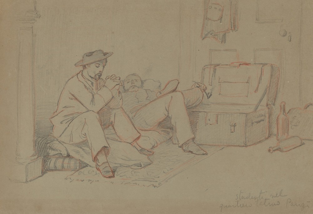Students in the Latin Quarter, Paris (c. 1858)