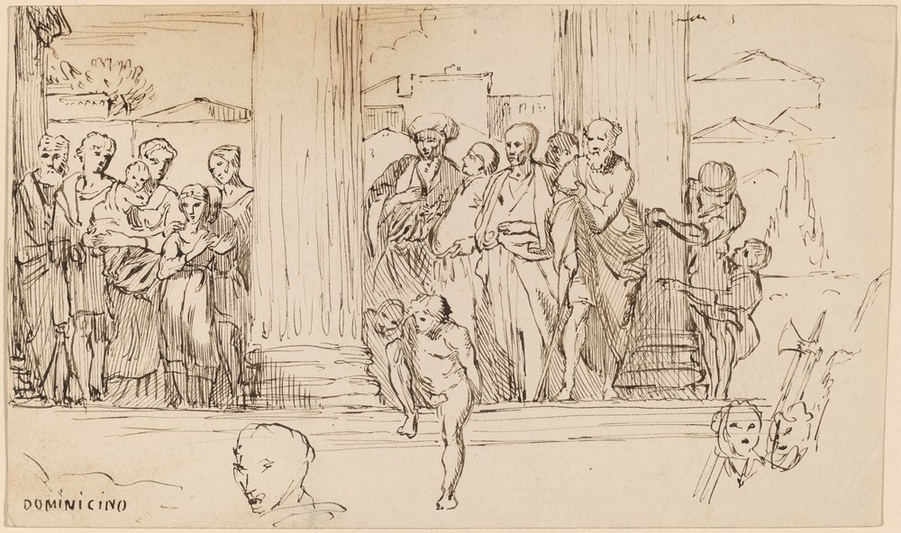 Study after Domenichino (c. 1858)