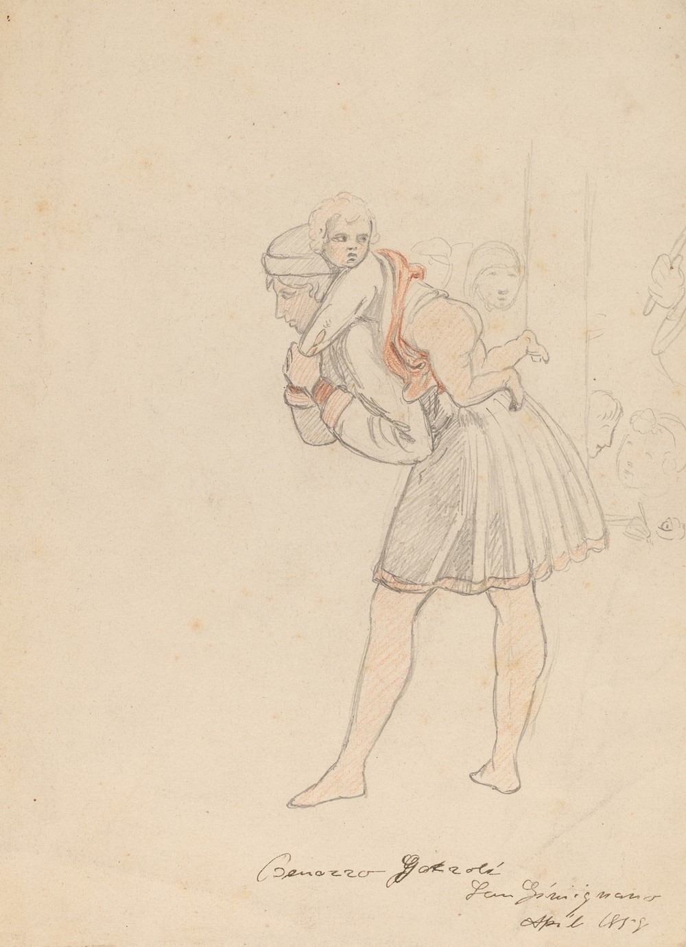 Study after Gozzoli