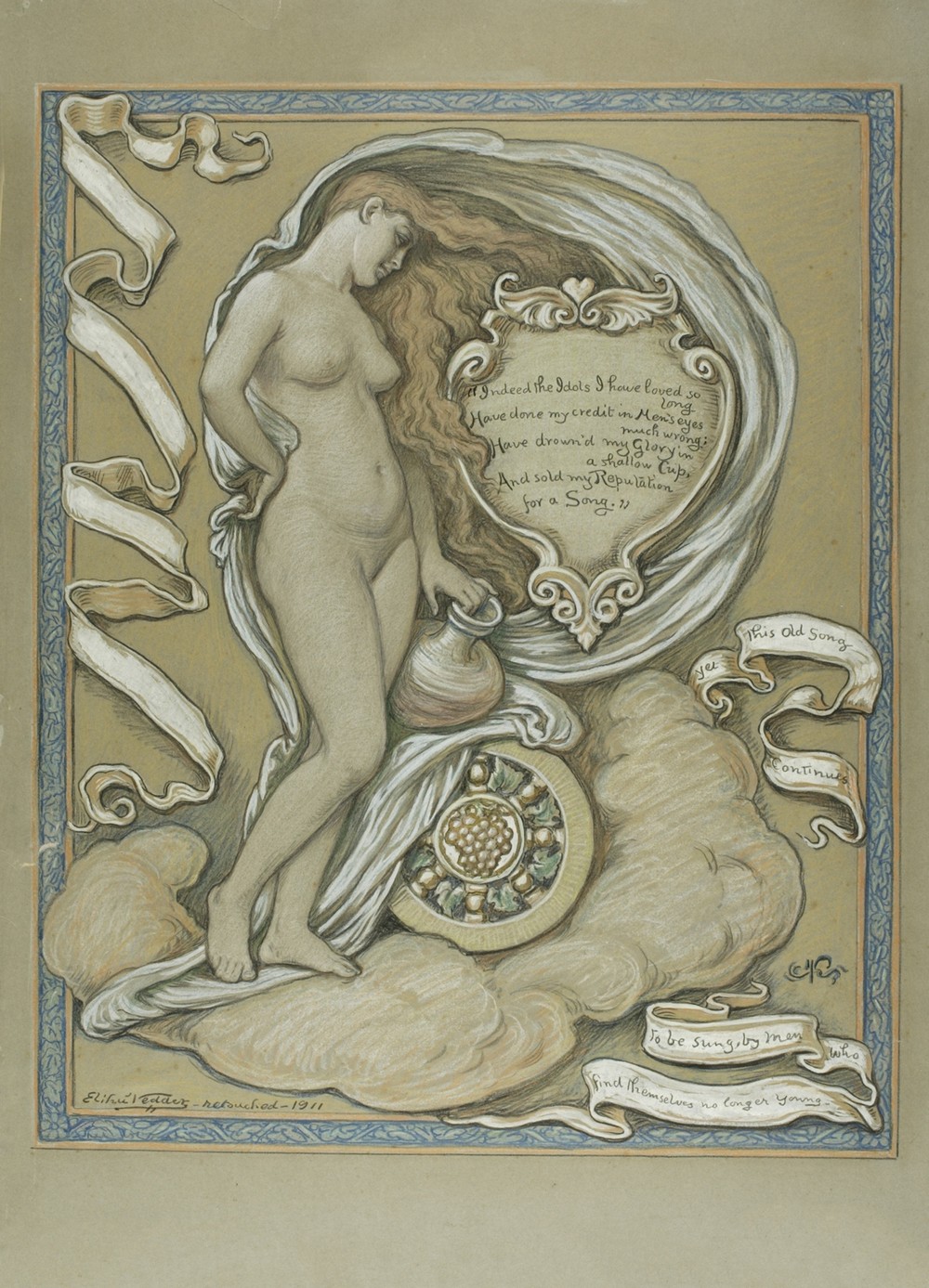 Figure Study for Rubaiyat of Omar Khayyam (c. 1884)