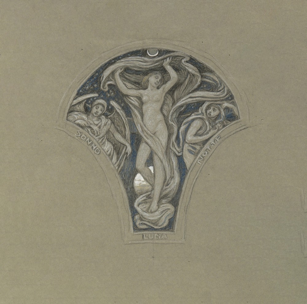 Study for Luna and Attendants (ca. 1893)
