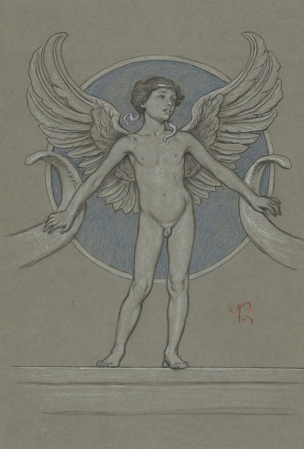 Boy with Wings + Cornucopia