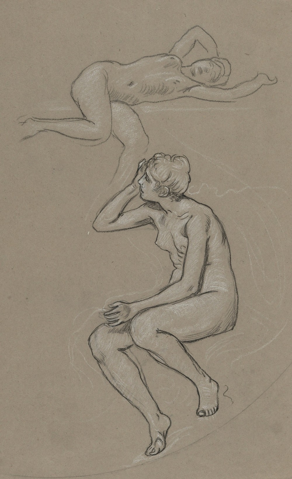 Studies for Figure of Spring