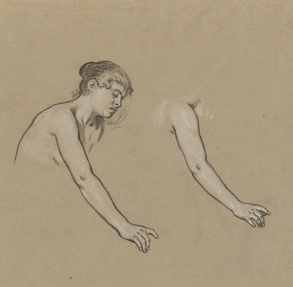Studies for Figure of Winter (ca. 1893)