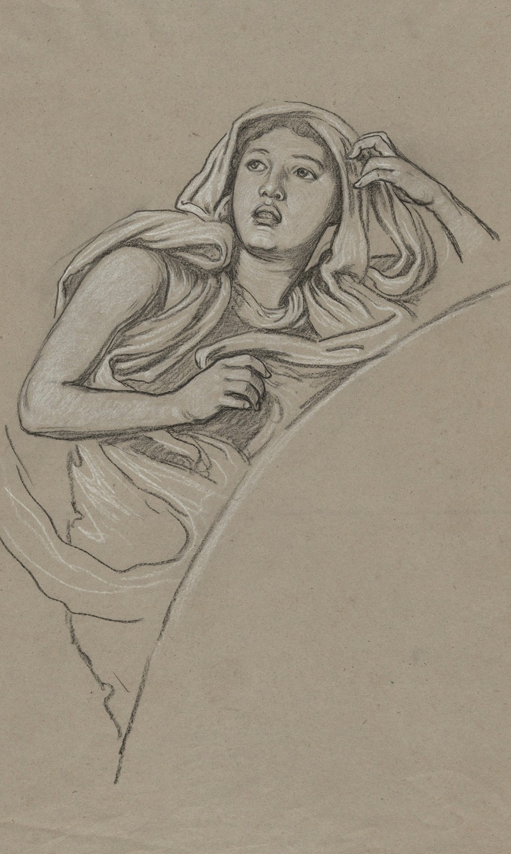 Study for Figure to right of Luna