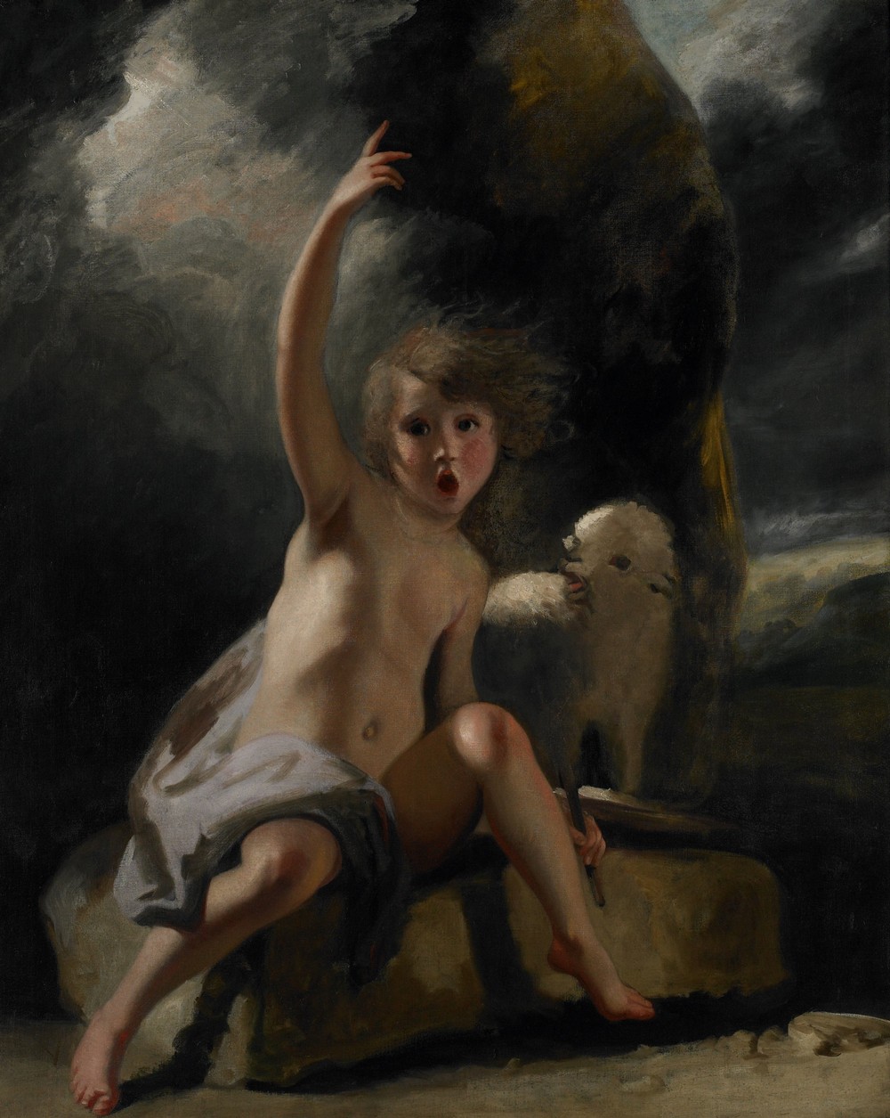 The Child Baptist in the Wilderness (c. 1776)