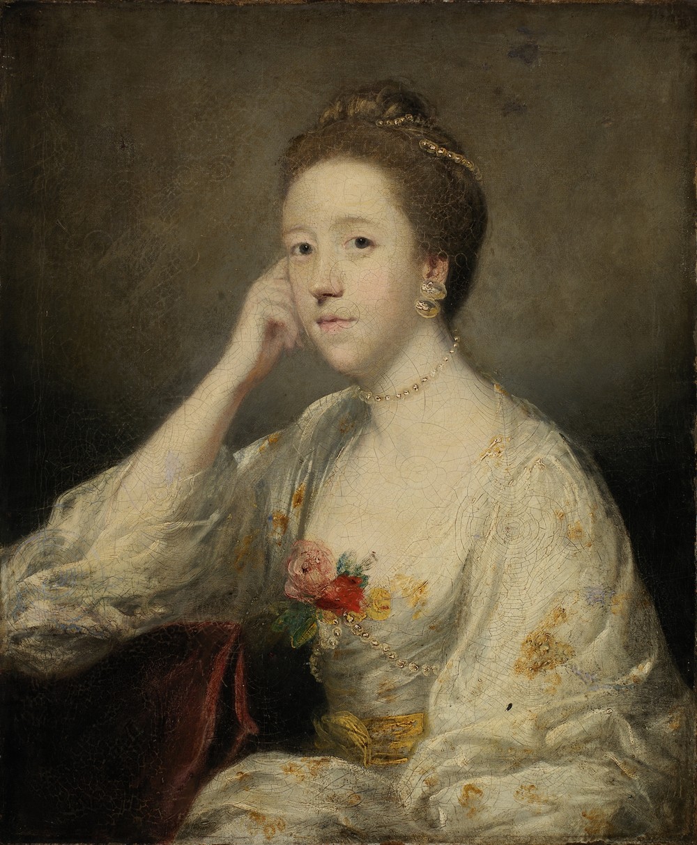 Portrait of a Lady in White (ca. 1762-1764)