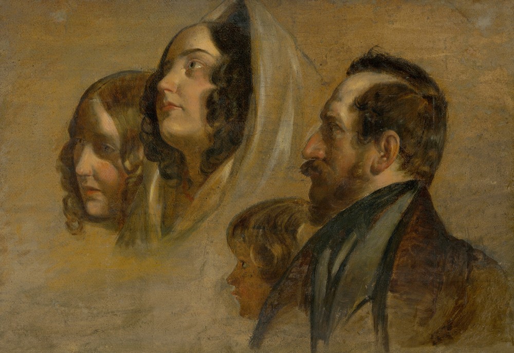 Count Majláth with Family