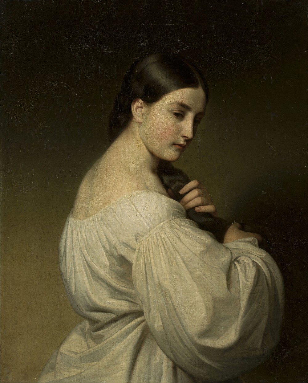 Portrait of a young woman