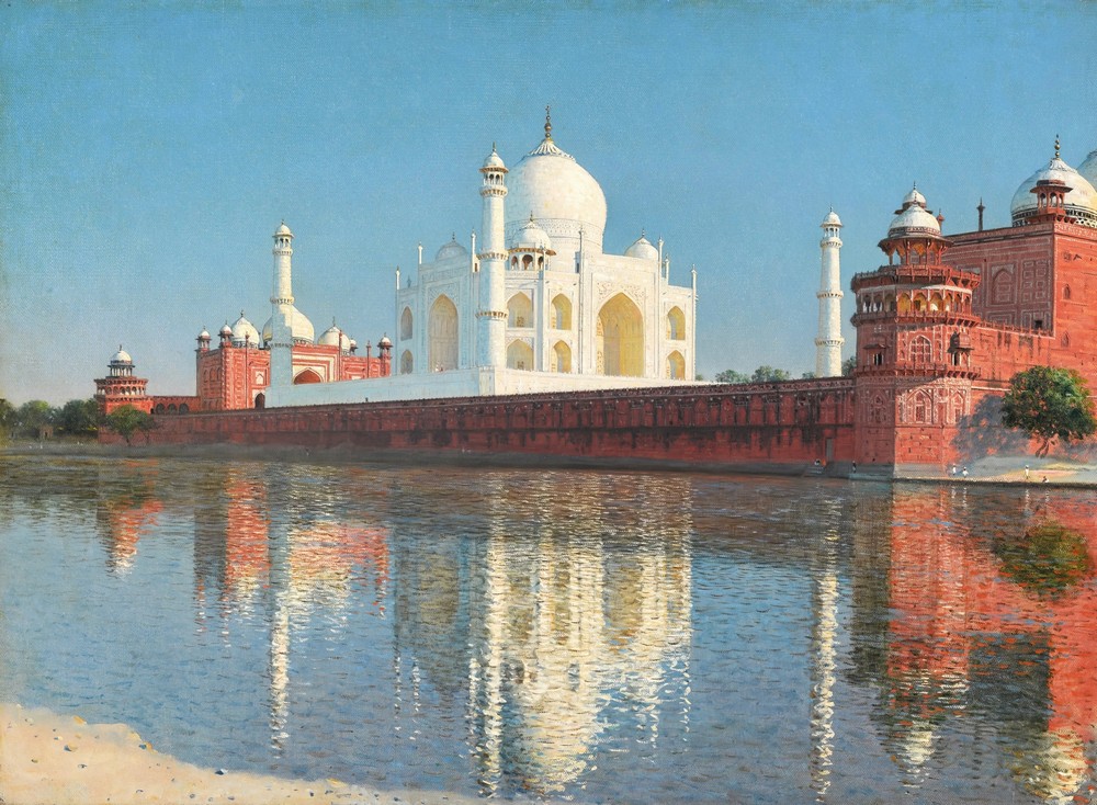 Taj Mahal Mausoleum, Agra (between 1874 and 1876)