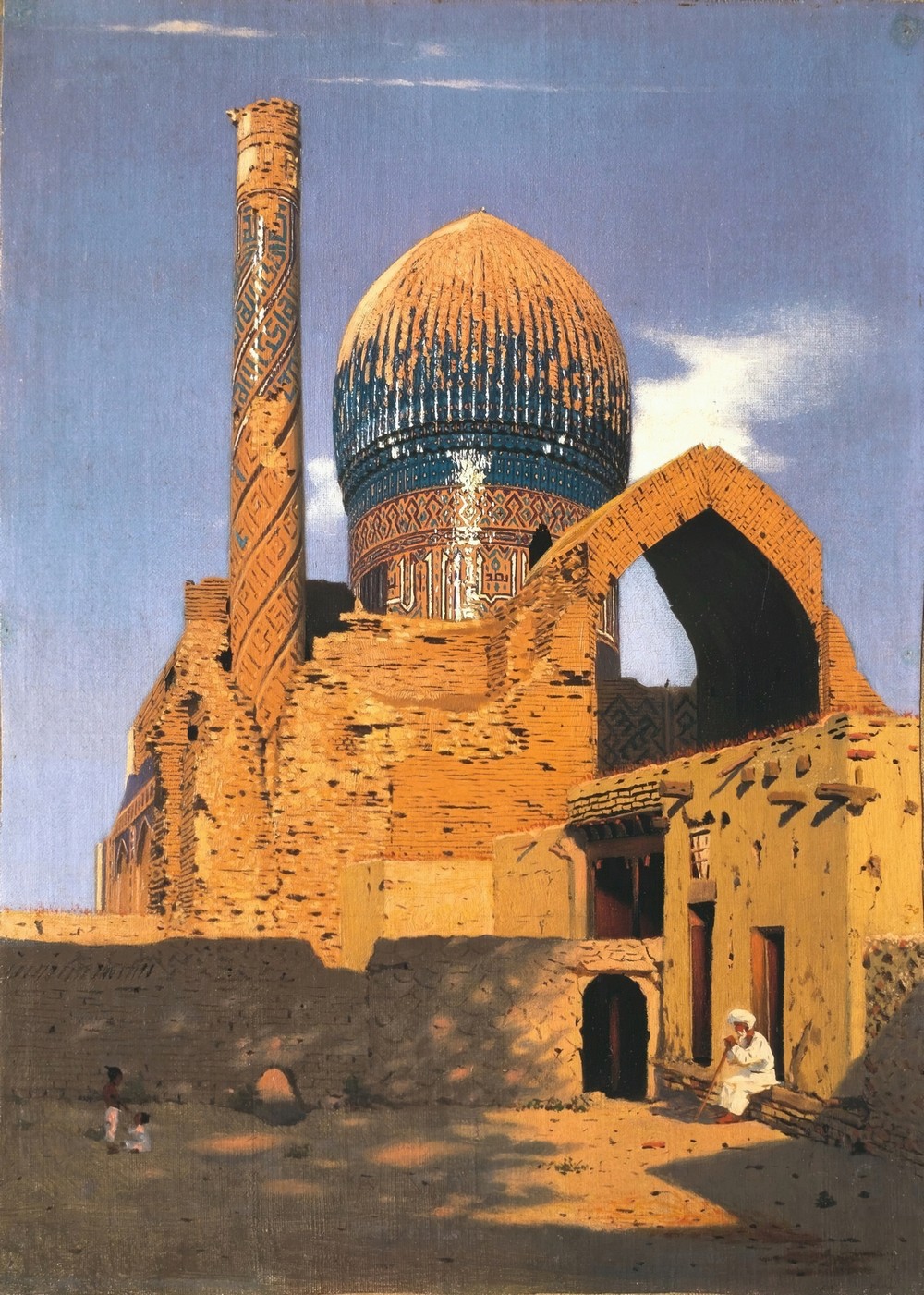Gur Emir mausoleum. Samarkand (between 1869 and 1870)