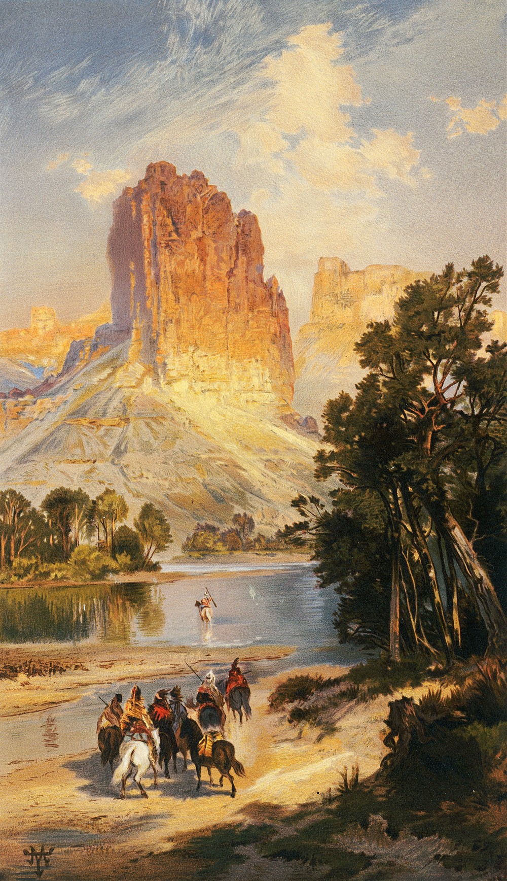 Cliffs of the Upper Colorado River, Wyoming Territory (ca. 1861–1897)