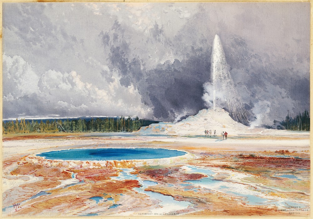 Old Castle Geyser (ca. 1874)