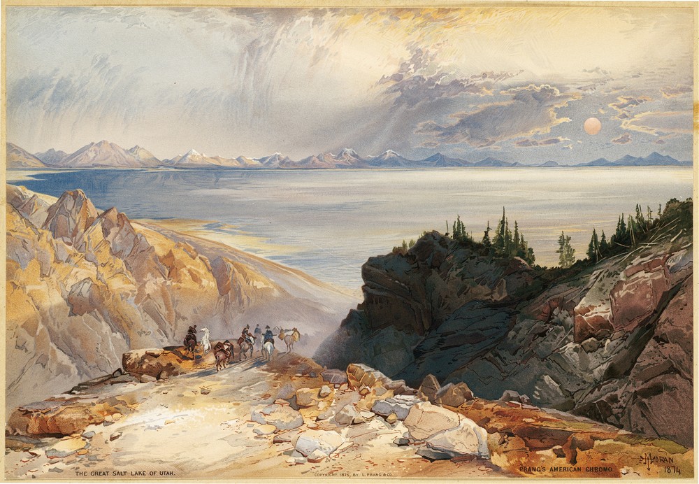 The Great Salt Lake of Utah (ca. 1875)