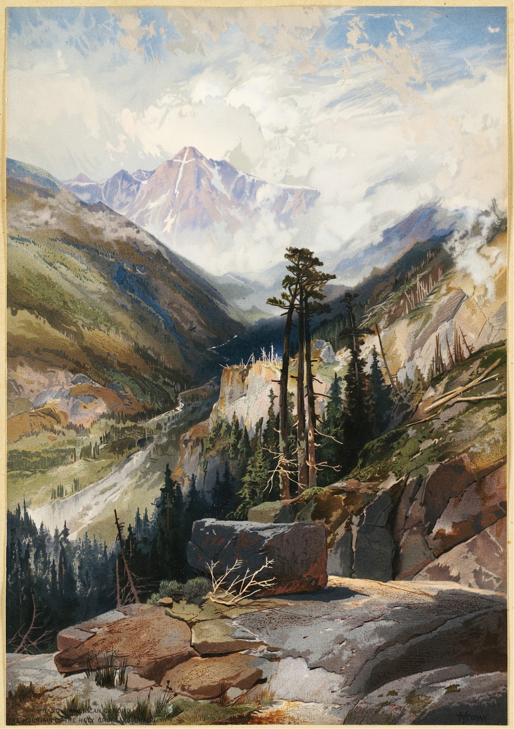 The Mountain of the Holy Cross, Colorado (ca. 1876)