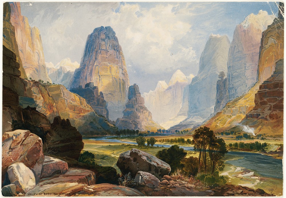 Valley of Babbling Waters, Southern Utah (ca. 1875)