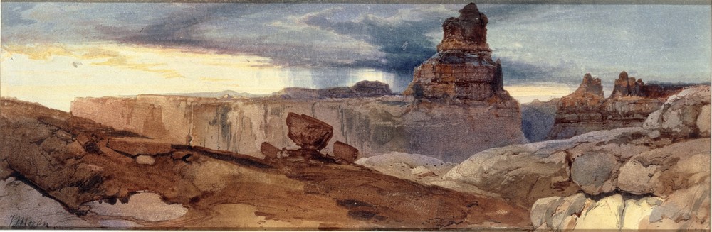 Shin-Au-Av-Tu-Weap (God Land), Cañon Of The Colorado. Utah Ter.
