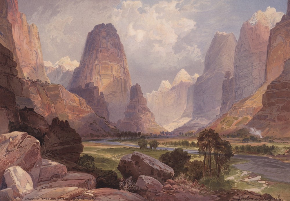 Valley of the Babbling Waters, Southern Utah (1876_1875)