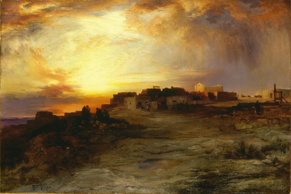 Pueblo at Sunset (Laguna)