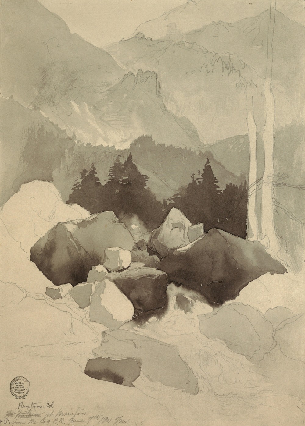 Study, Ruxton, Colorado