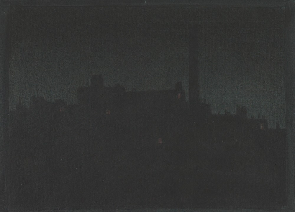 Industrial Buildings At Night (1911–24)