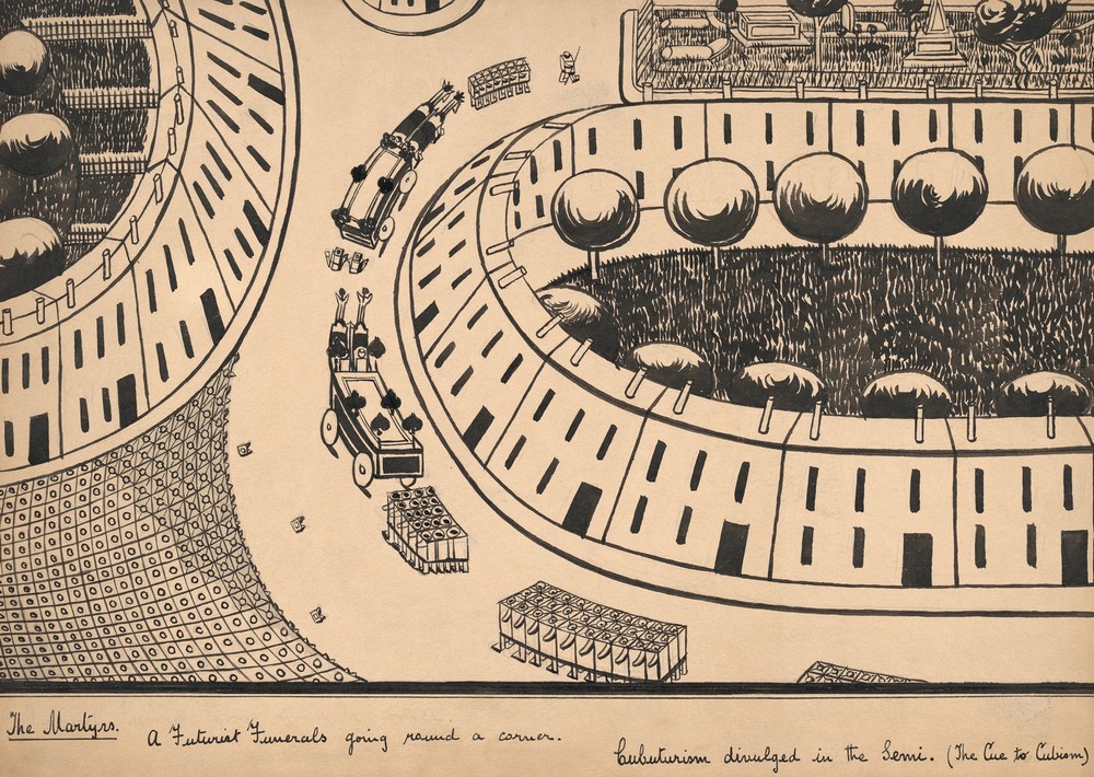The Martyrs – A Futurist’s Funeral Going Round a Corner (1910–24)
