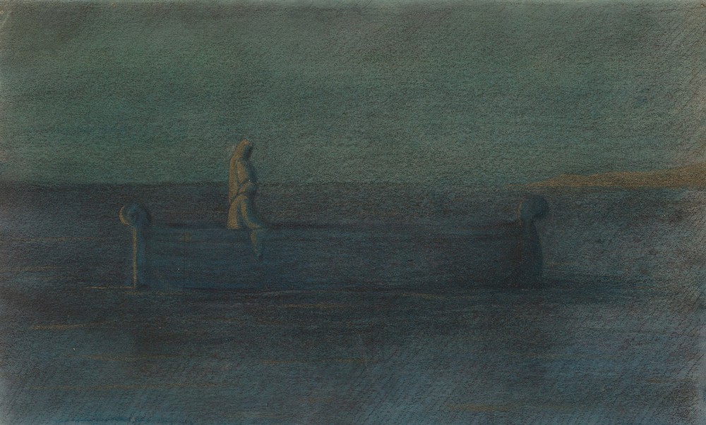 Two Cloaked Figures in a Boat (1911–24)