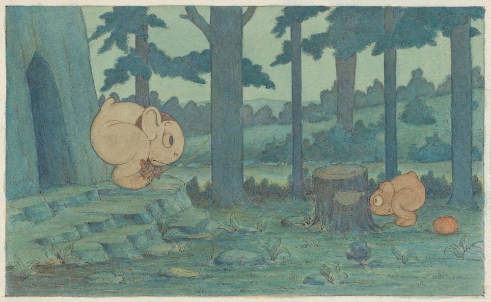 ‘Wiggle Much’ Baby Hiding from Mama (circa 1910)