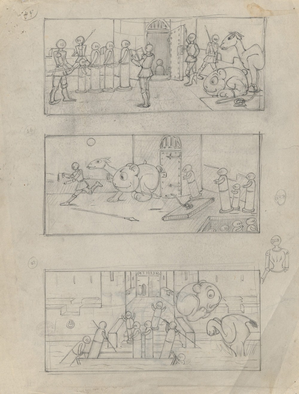 ‘Wiggle Much’ Sketches (circa 1910)