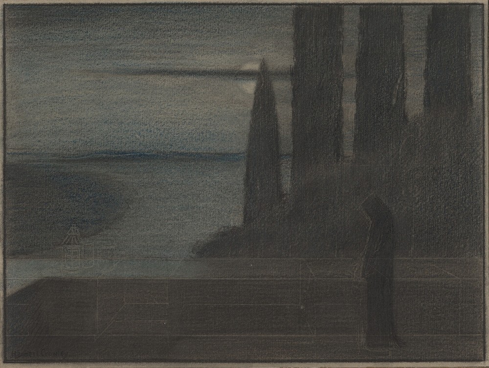 A Hooded Figure in a Landscape (1911–24)