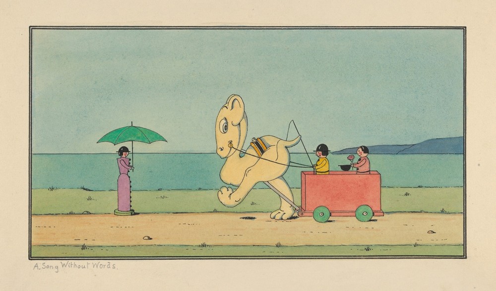 A Song Without Words, a ‘Wiggle Much’ design (circa 1910)