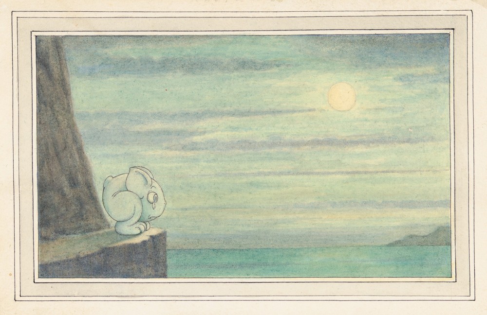 C’est extraordinaire combien la lune ne fait de l’effet (The effect of the moon is extraordinary), ‘Wiggle Much’ Design (circa 1910)